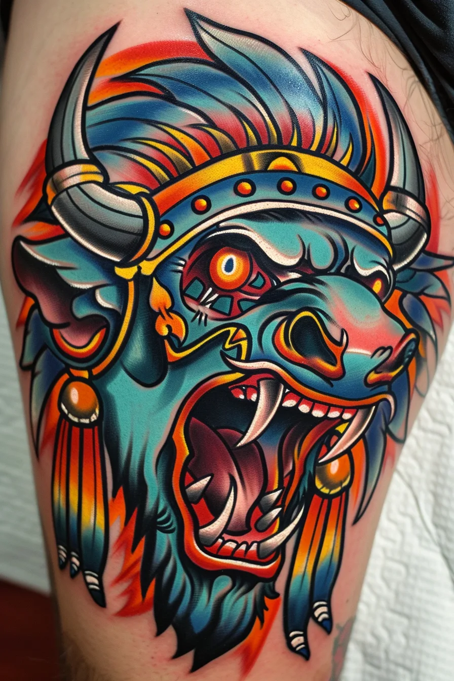 Meaning of Buffalo Tattoo