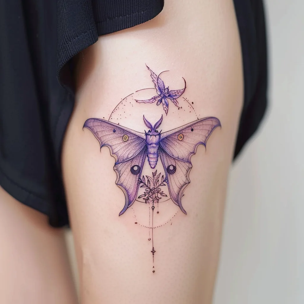 Luna Moth Tattoo Meaning &amp; Symbolism | 90+ Design Ideas
