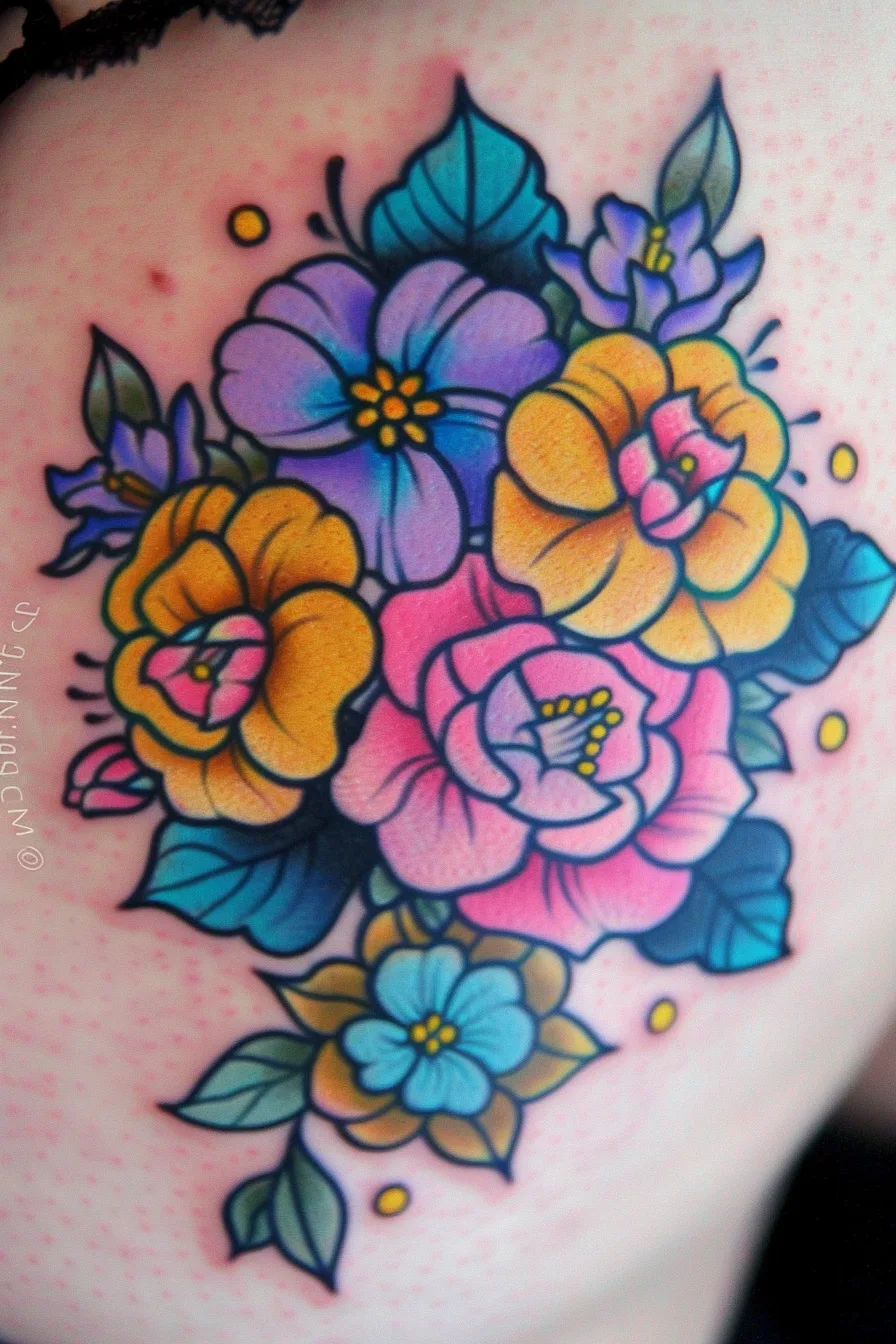 Meaning of Hawaiian Flower Tattoos | 150+ Hawaiian Flower Tattoo Designs