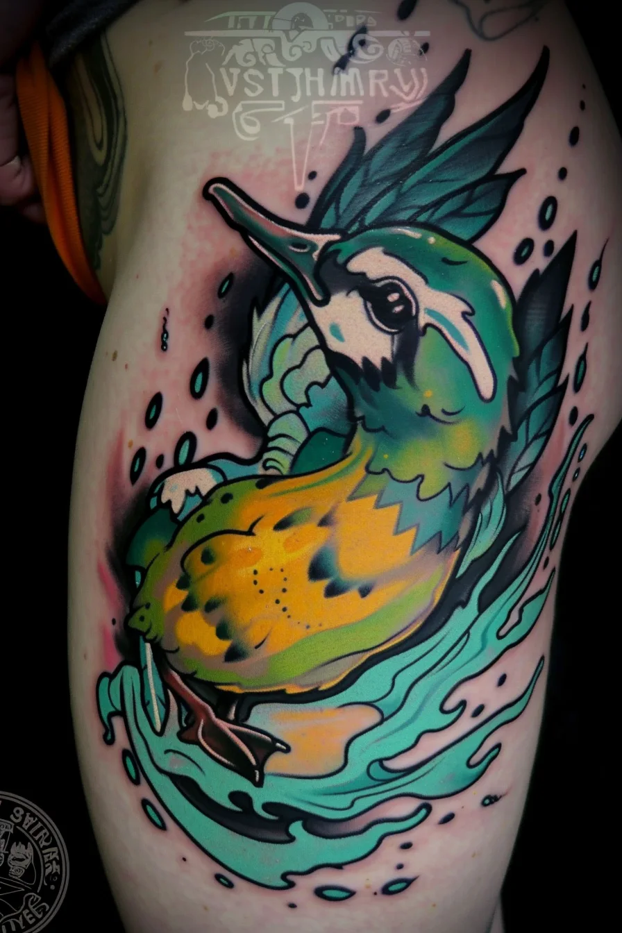 Meaning Of Duck Tattoo | 150+ Duck Tattoo Design Ideas