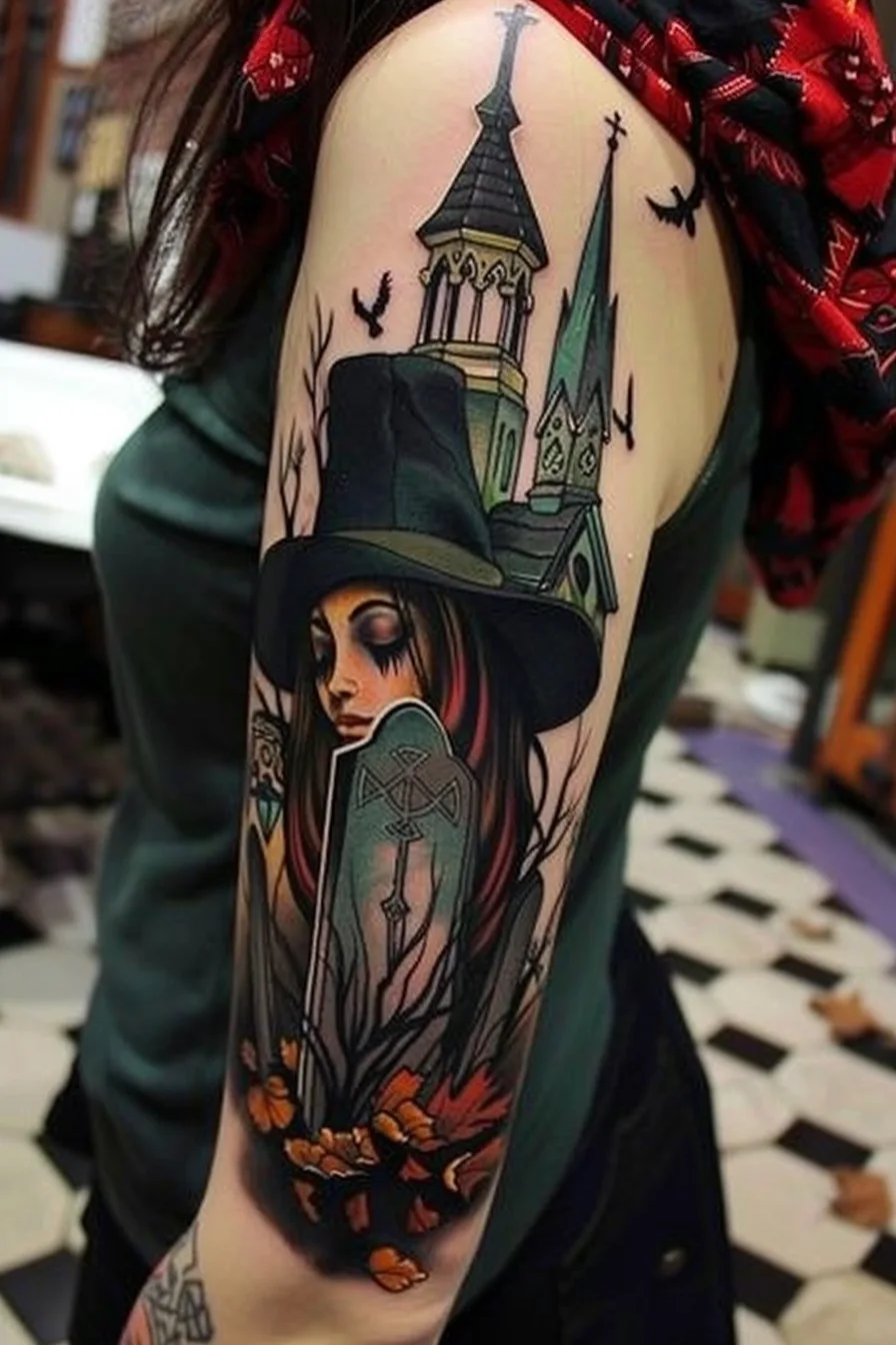 Meaning of a Gravestone Tattoo | 150+ Gravestone Tattoo Design Ideas