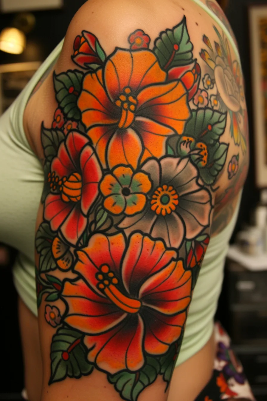 Meaning Of Hibiscus Tattoo | 150+ Hibiscus Tattoo Designs