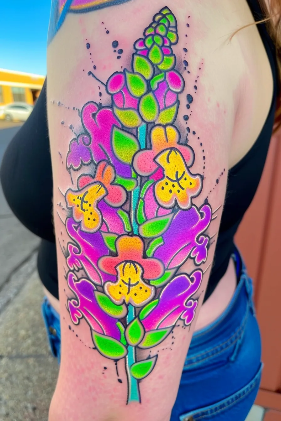 Meaning Of Snapdragon Tattoo | 150+ Snapdragon Flower Tattoo Ideas