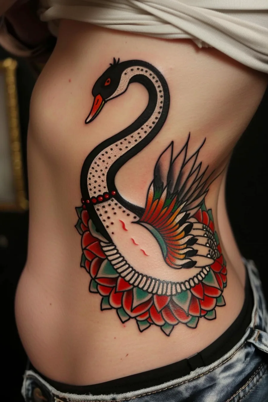 Meaning Of Swan Tattoo | 150+ Swan Tattoo Design Ideas