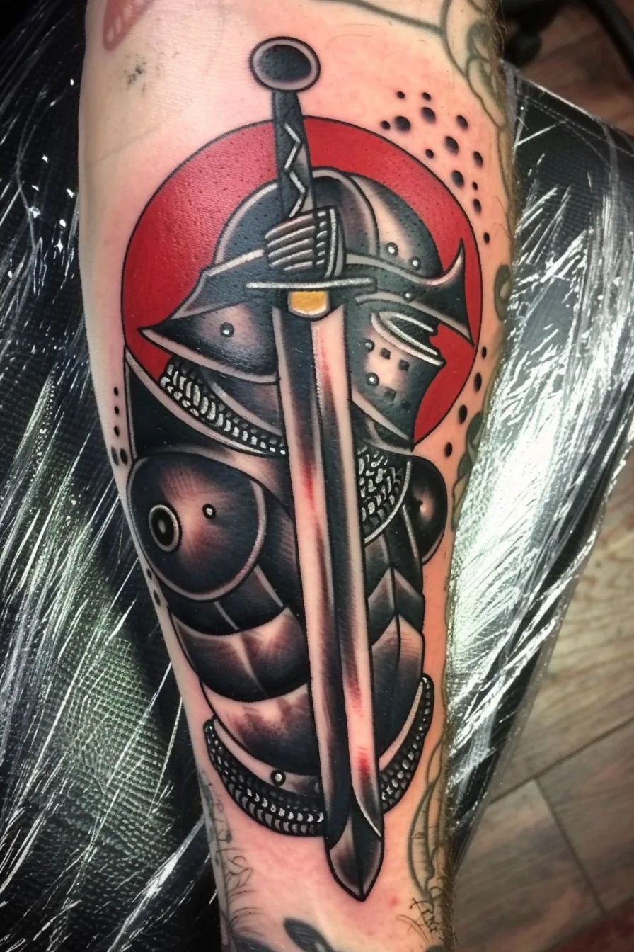 Traditional Knight Tattoo Ideas | 150+ Traditional Knight Tattoo Ideas