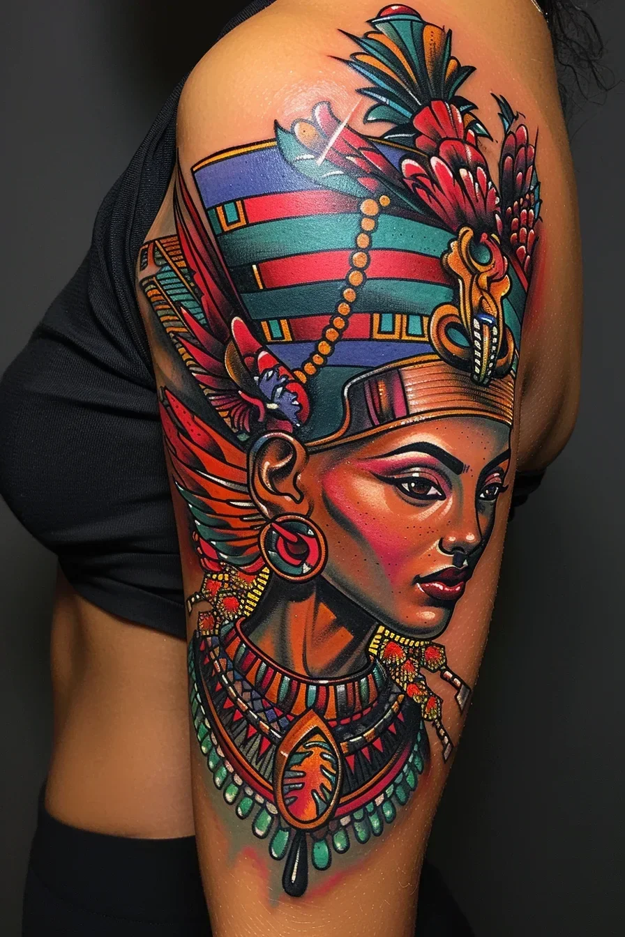 Nefertiti Tattoo Ideas