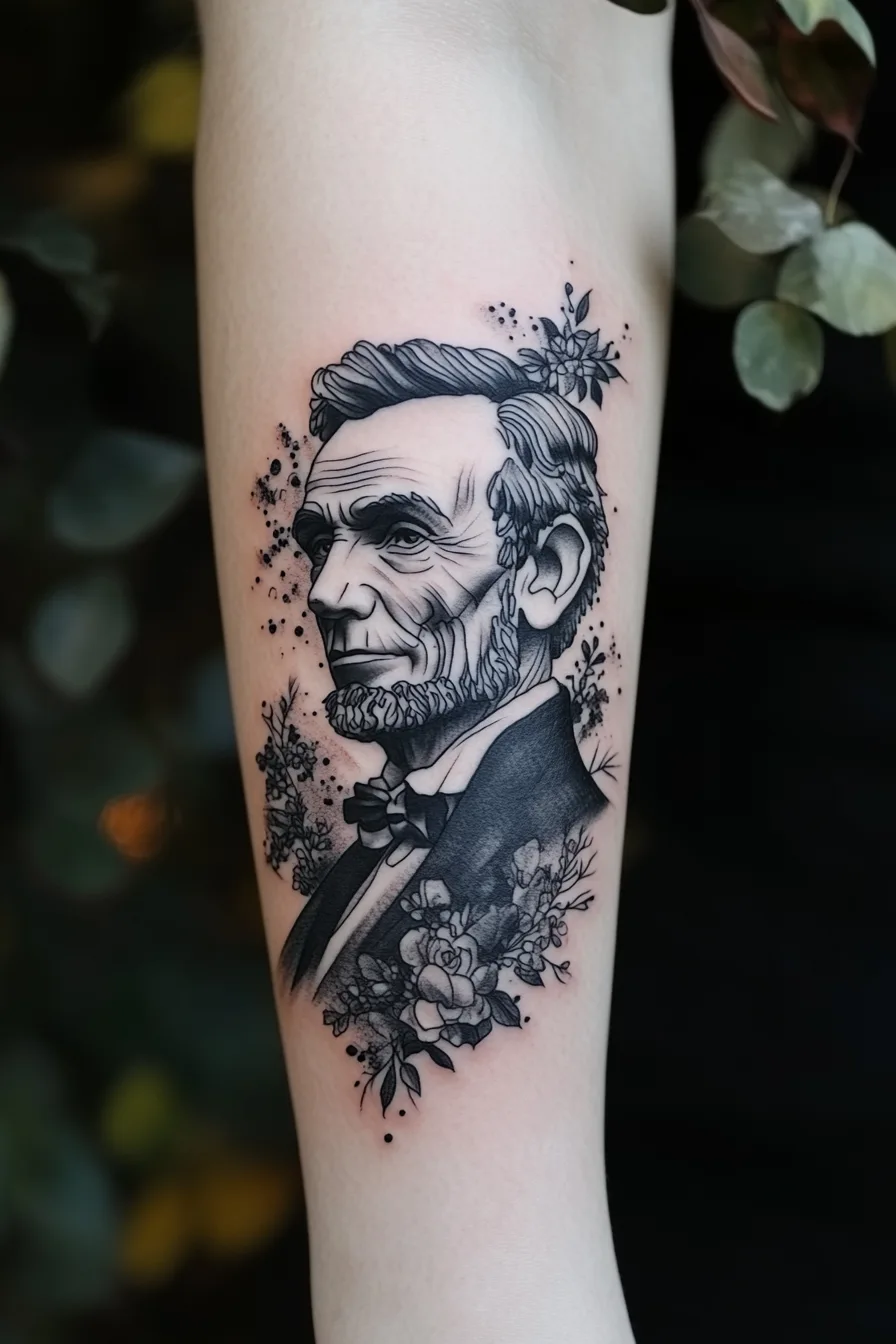 Abraham Lincoln Tattoo