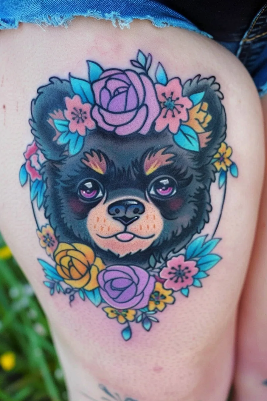 Bear Tattoo Design Ideas
