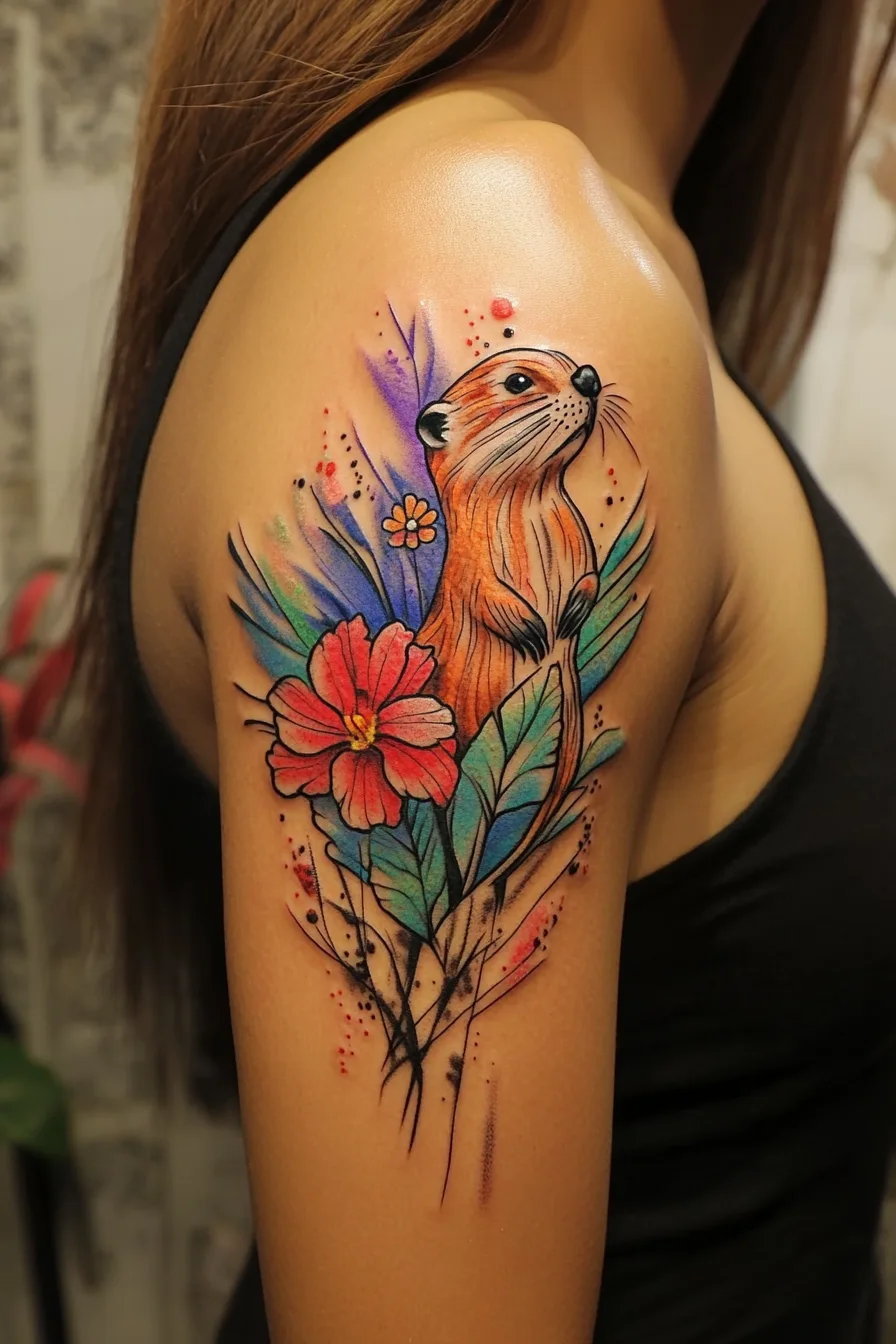 Beaver Tattoo Design Ideas