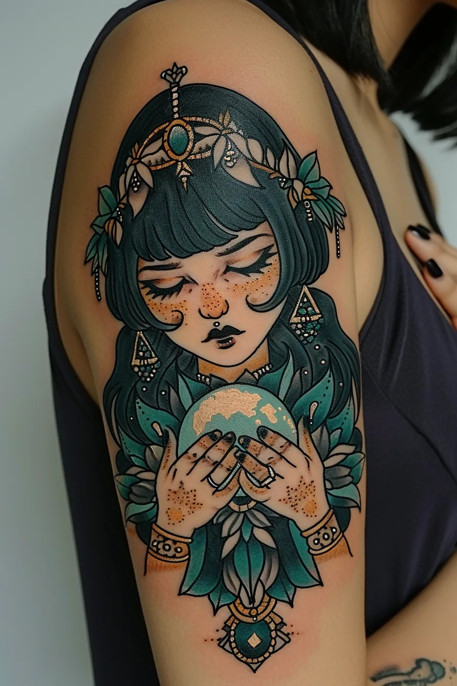 Fortune Teller Tattoo Ideas
