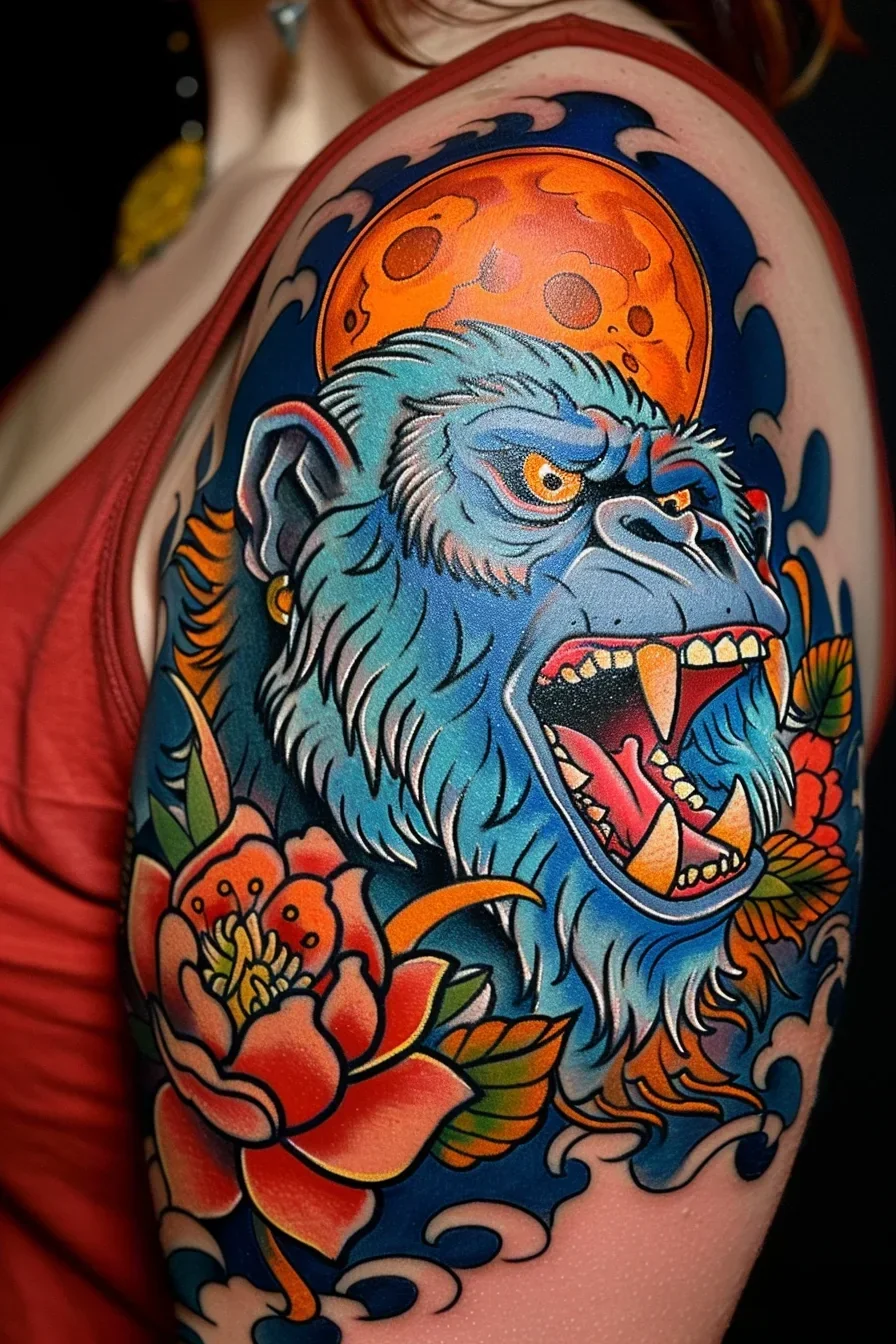 Gorilla Tattoo Design Ideas