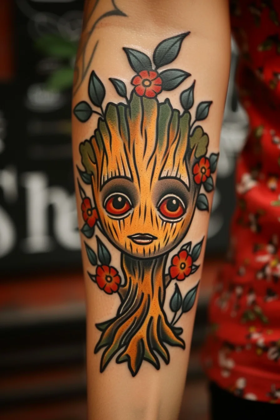 Groot Tattoo Ideas
