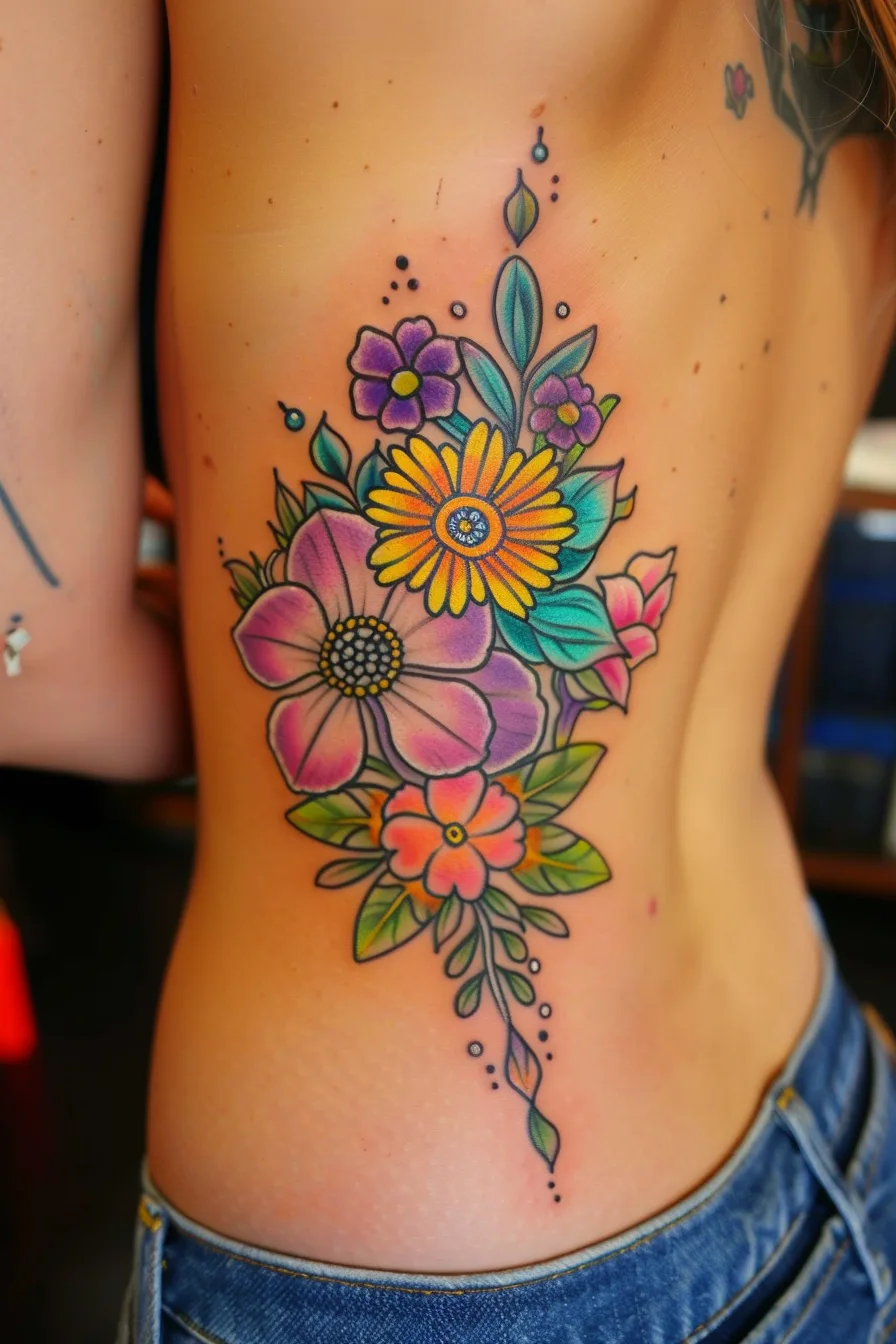 July Birth Flower Tattoo Ideas