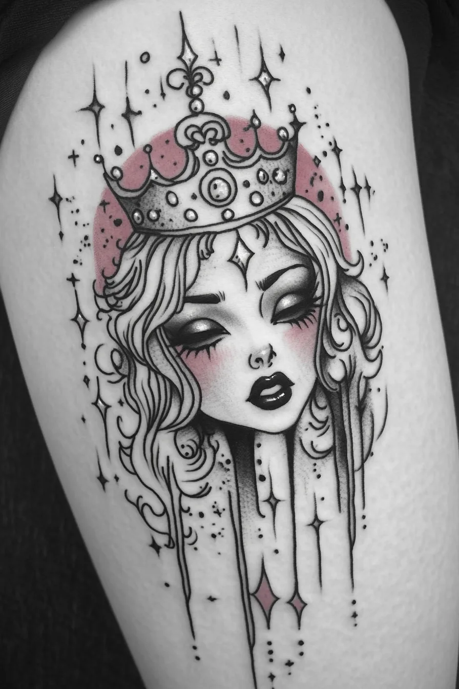 Queen Tattoo Design Ideas