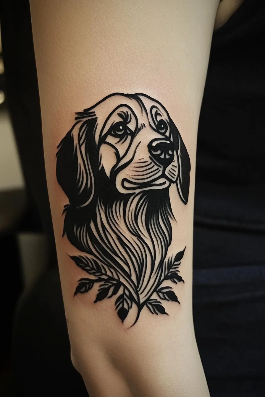 Golden Retriever Tattoo Ideas