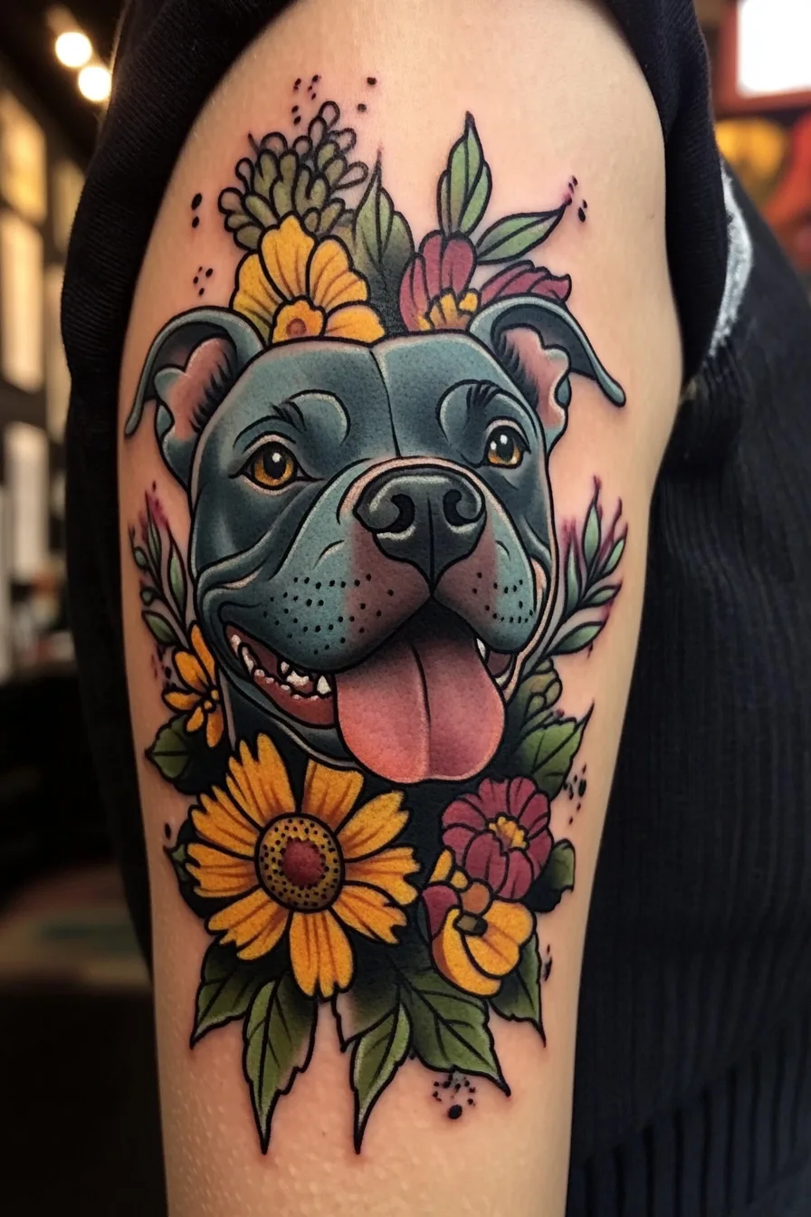 Pitbull Tattoo Ideas