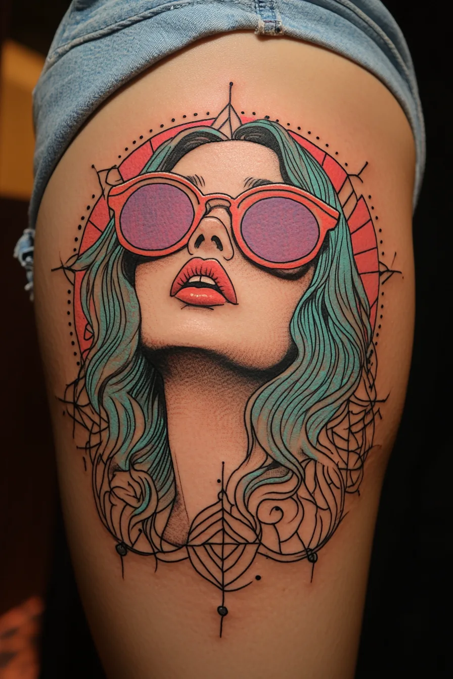 Sunglasses Tattoo Ideas
