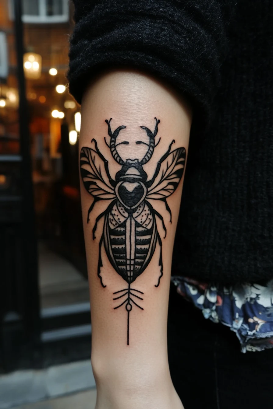 Creative Beetle Tattoo Inspirations