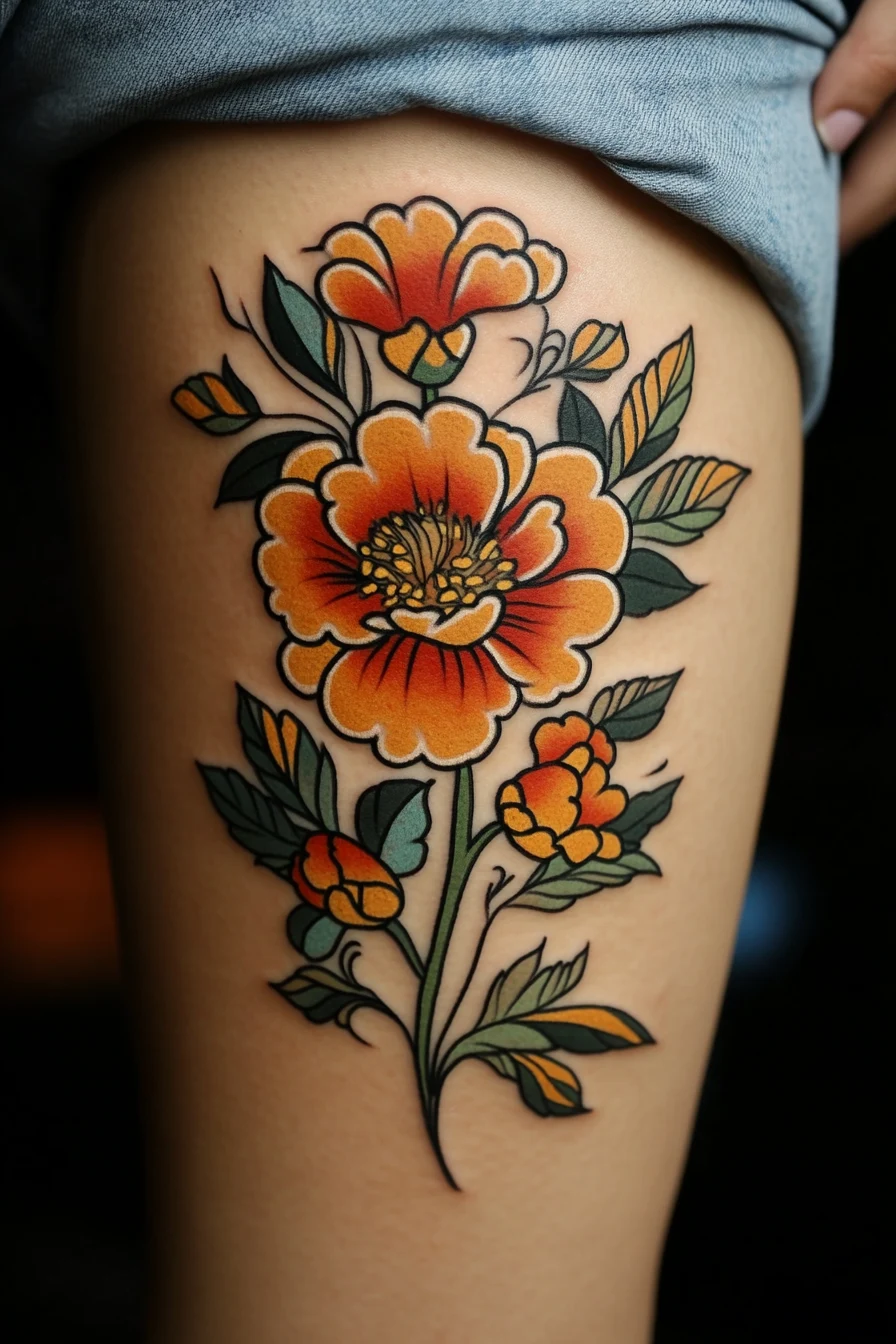 Meaning Of Carnation Flower Tattoo | 200+ Carnation Flower Tattoo Designs