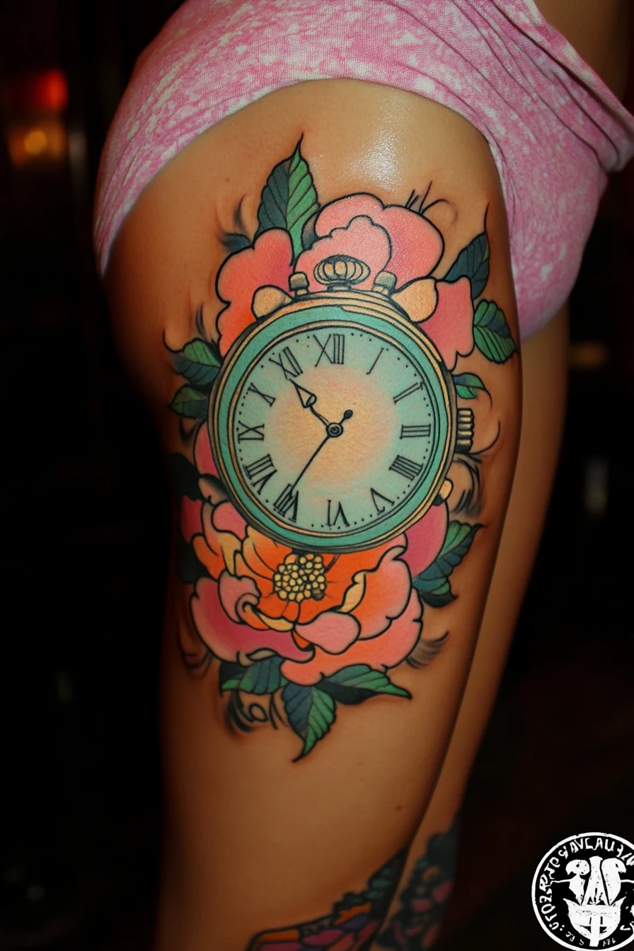 Timeless Clock Tattoo Ideas