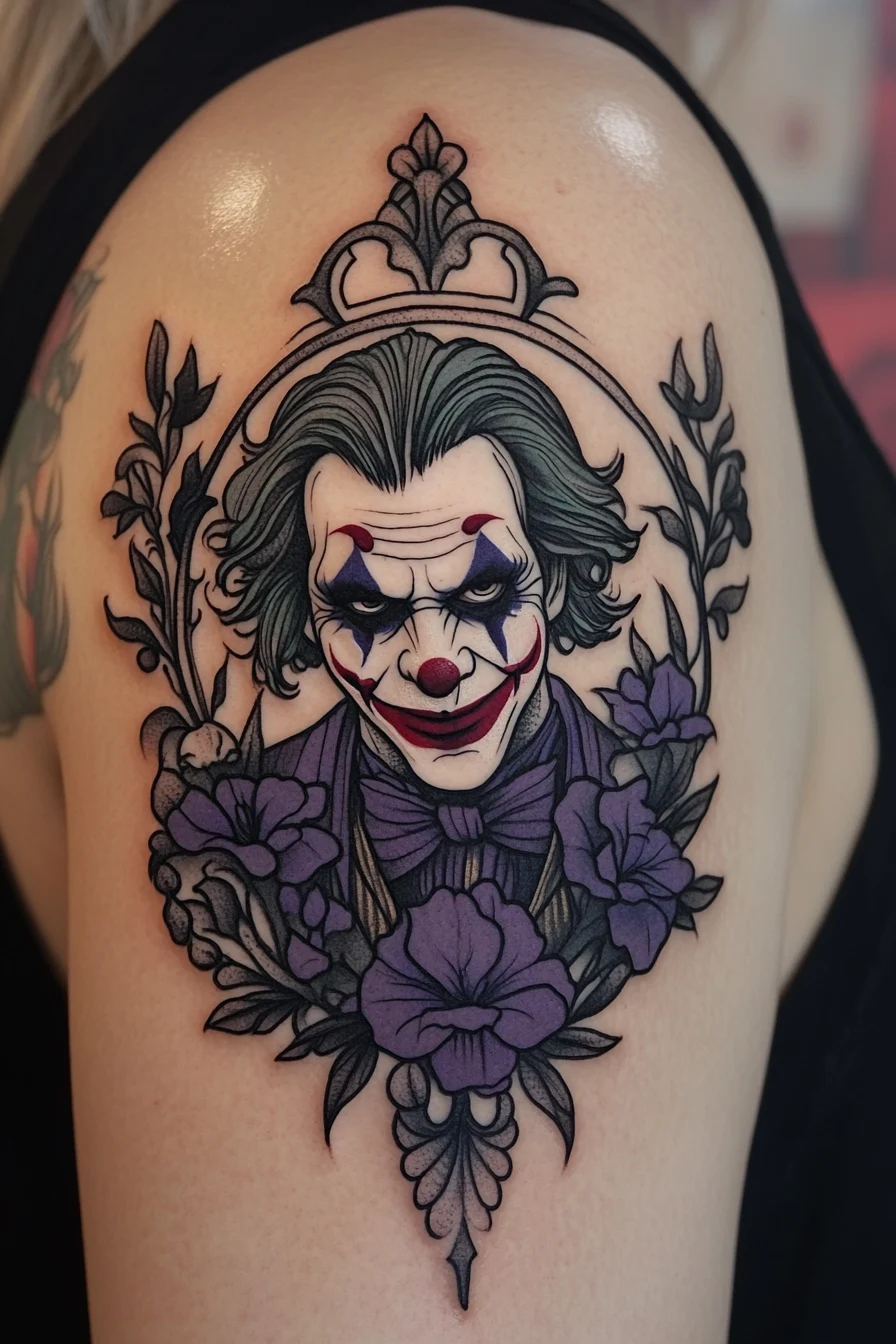 50+ Joker Tattoo Ideas That Look Creepy