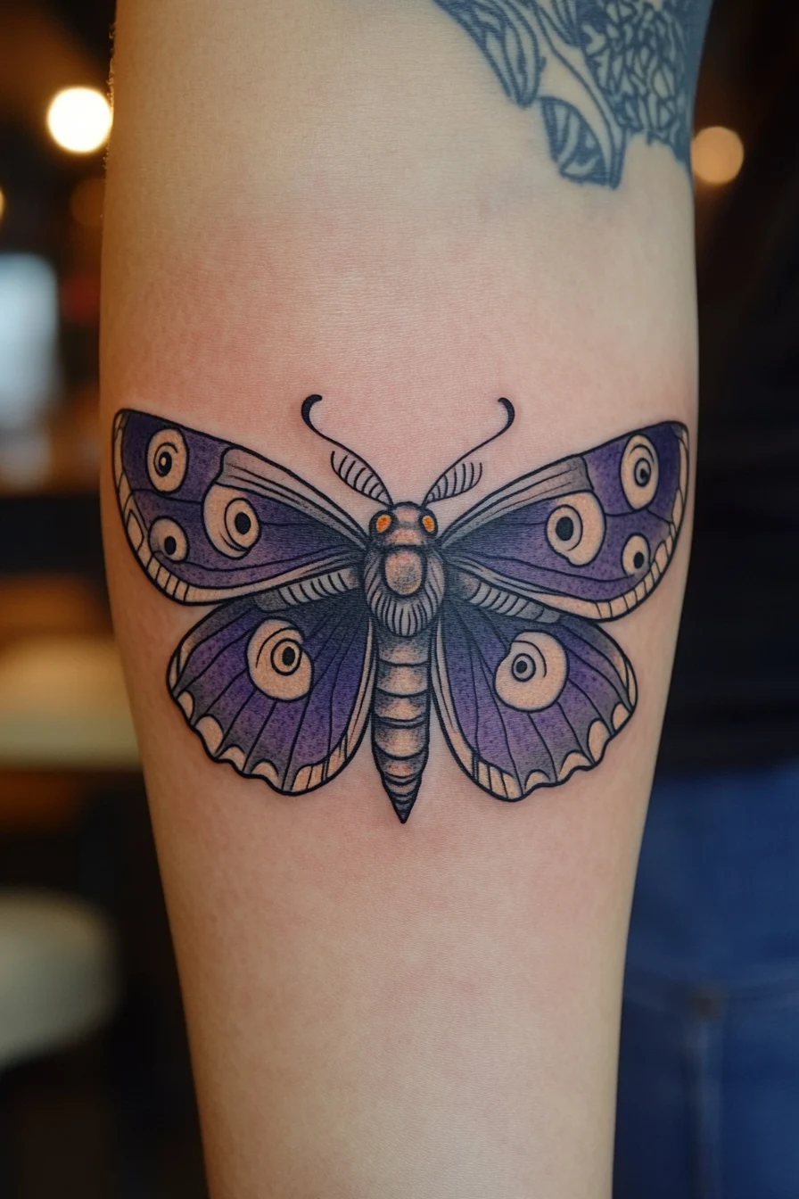 Meaning Of Tattoo Of A Moth | Moth Tattoo Design Ideas