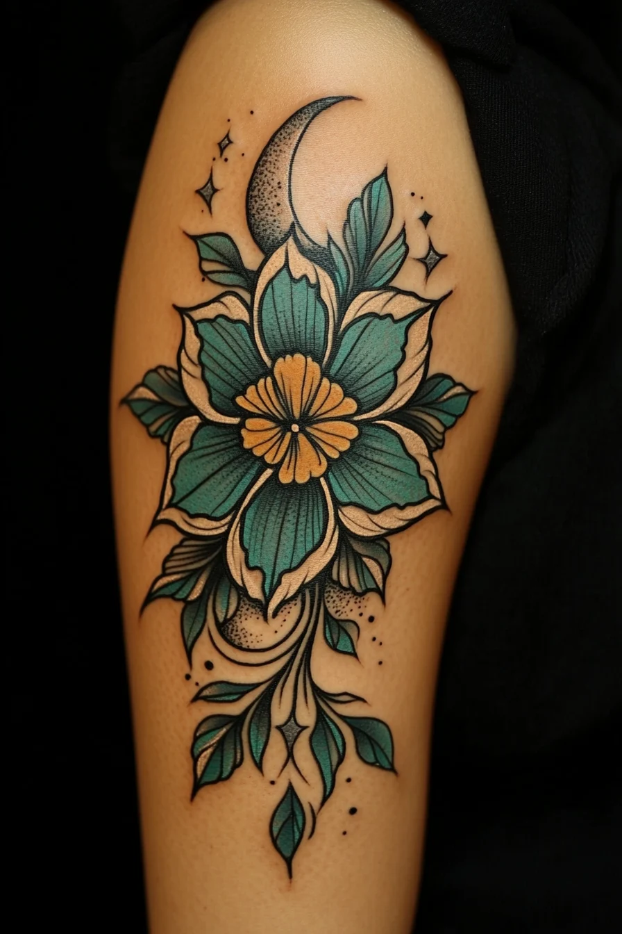 50+ Orchid Tattoos That Look Like Real Flowers