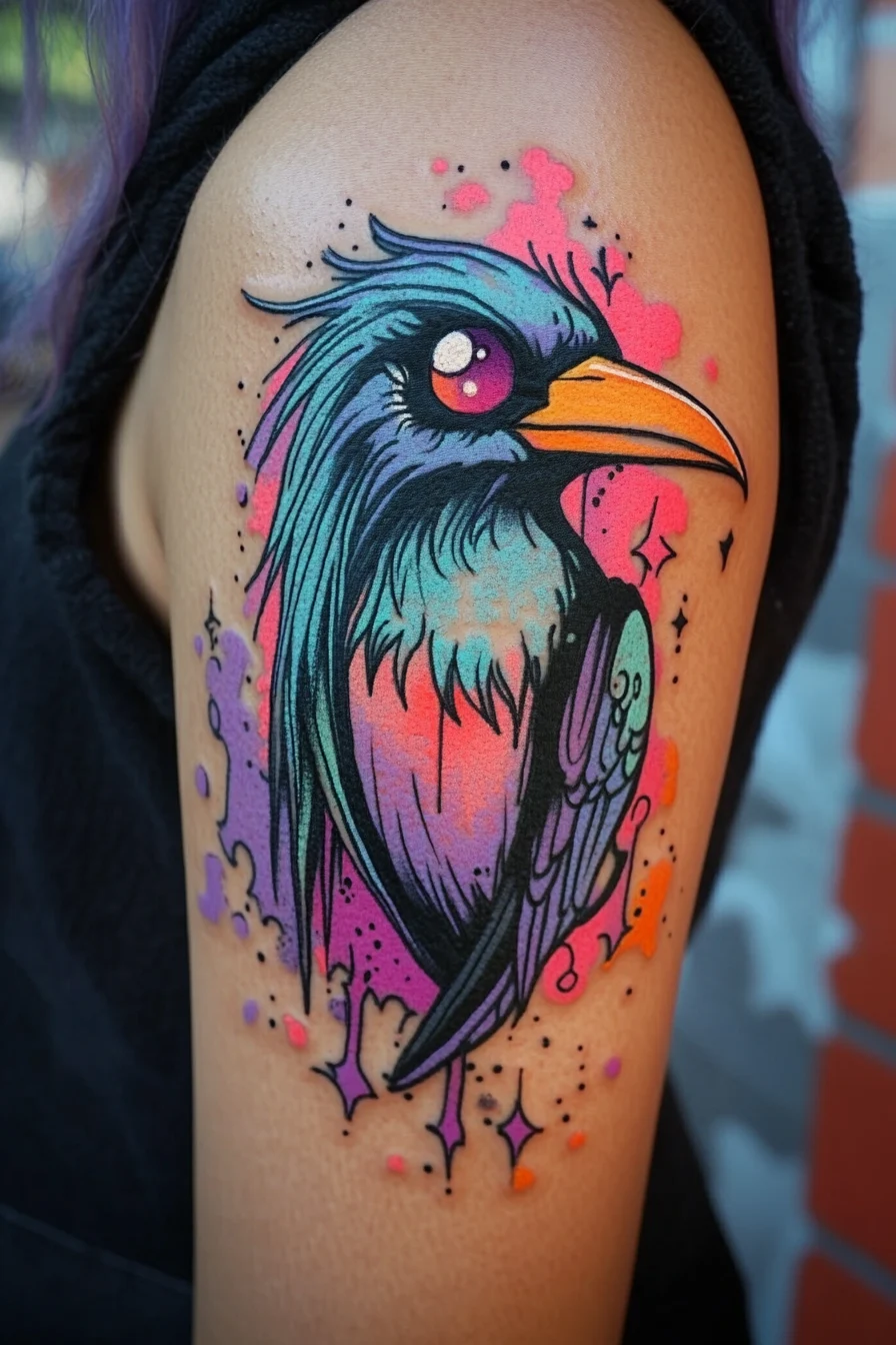 50+ Raven Tattoo Ideas That Look Mysterious