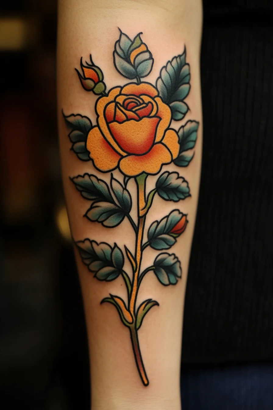 50+ Rose Tattoo Ideas in Different Colors