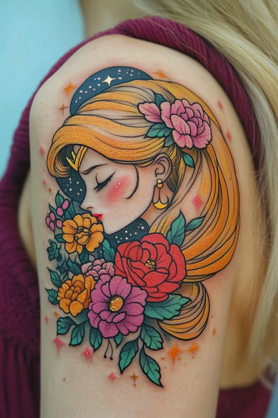50+ Sailor Moon Tattoos for Anime Fans