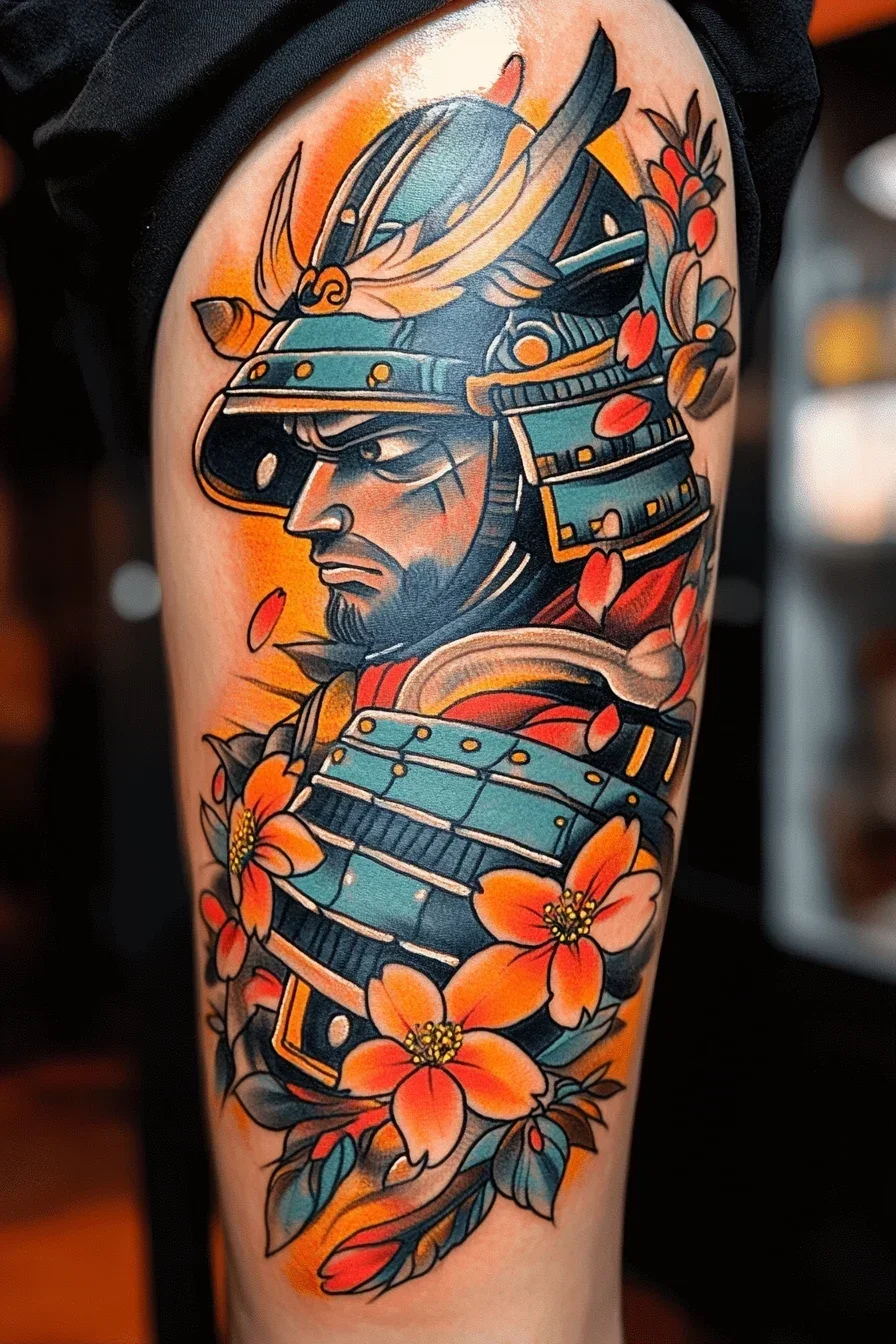 Powerful Ronin Samurai Tattoo Concepts