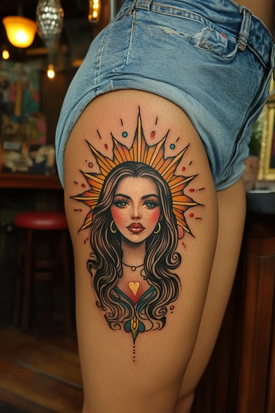 Rising Sun Tattoo Ideas