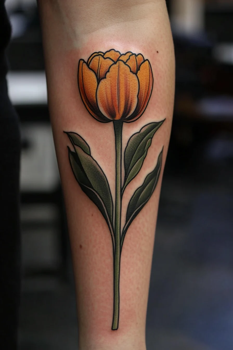 Meaning Of Tulip Tattoos | 90+ Tulip Tattoo Designs