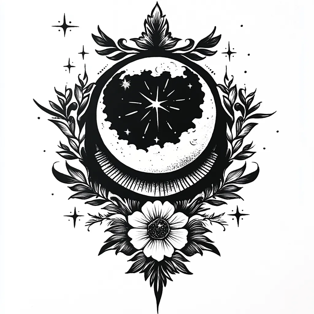 150+ Celestial Moon Tattoo Design Ideas